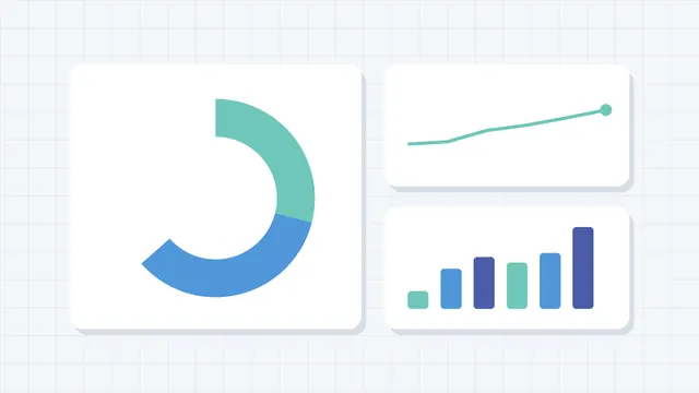 Ilustração de gráficos financeiros — Indicadores Financeiros e Lucratividade