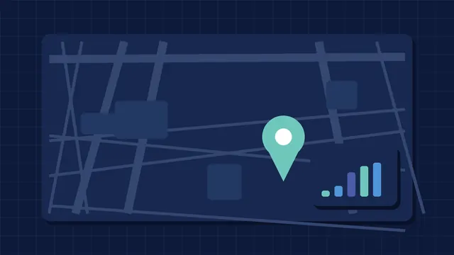 Ilustração de mapa e indicadores financeiros — Consultoria Financeira Empresarial em Moema