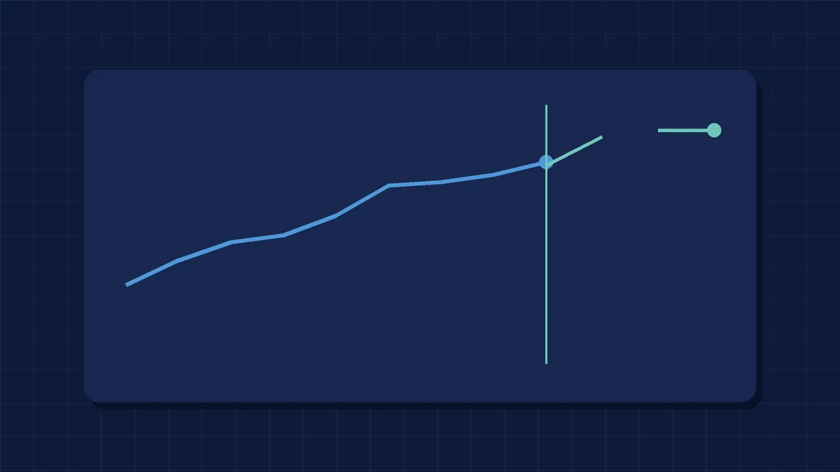 Ilustração de gráficos financeiros — Como fazer o planejamento financeiro da sua empresa