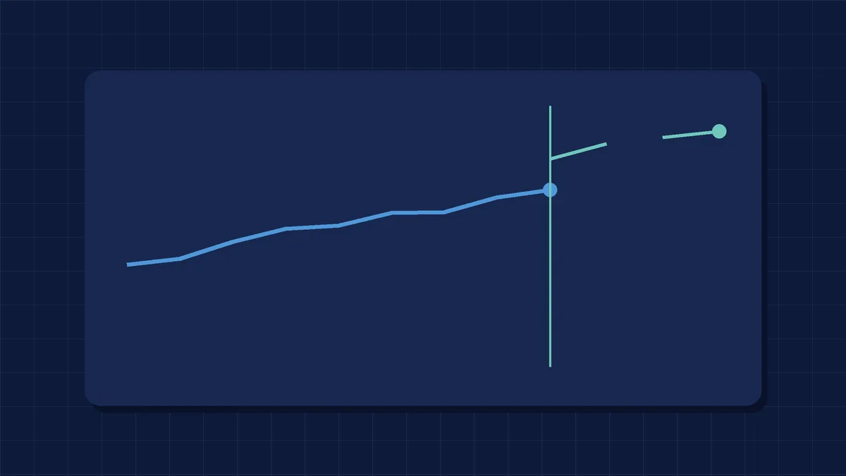 Ilustração de gráficos financeiros — Raio-X Financeiro vs. consultoria contínua: qual contratar primeiro?