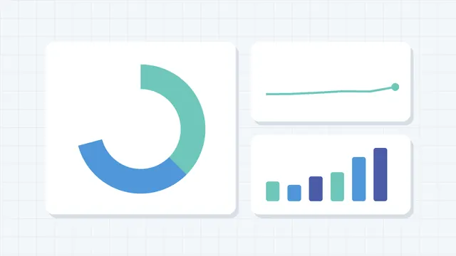 Ilustração de gráficos financeiros — Vale a pena contratar consultoria financeira para minha empresa?