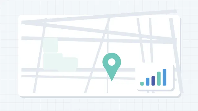Ilustração de mapa e indicadores financeiros — Consultoria Financeira Empresarial em Vila Madalena