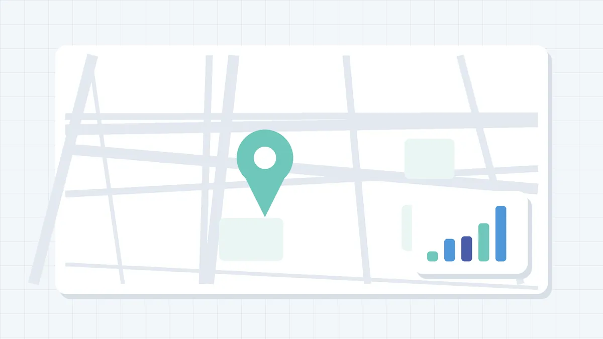 Ilustração de mapa e indicadores financeiros — Consultoria Financeira Empresarial em Vila Mariana